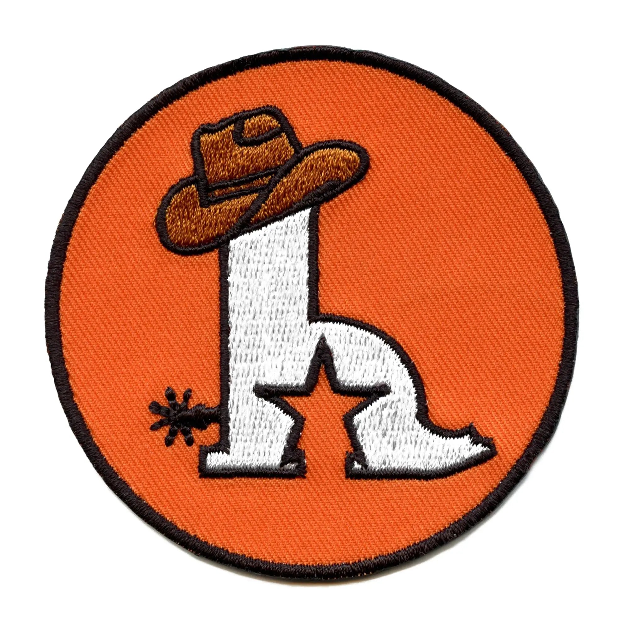 Houston Rodeo Cowboy Hat Patch Livestock Show Round Embroidered  display picture 1