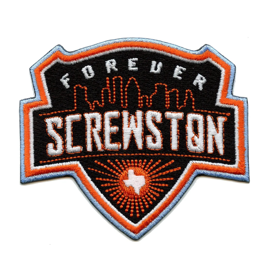 Houston Texas Screwston Soccer Parody Iron On Patch