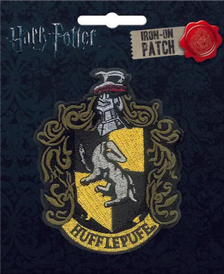 Harry Potter Hufflepuff Crest Embroidered Iron On Patch – Patch Collection