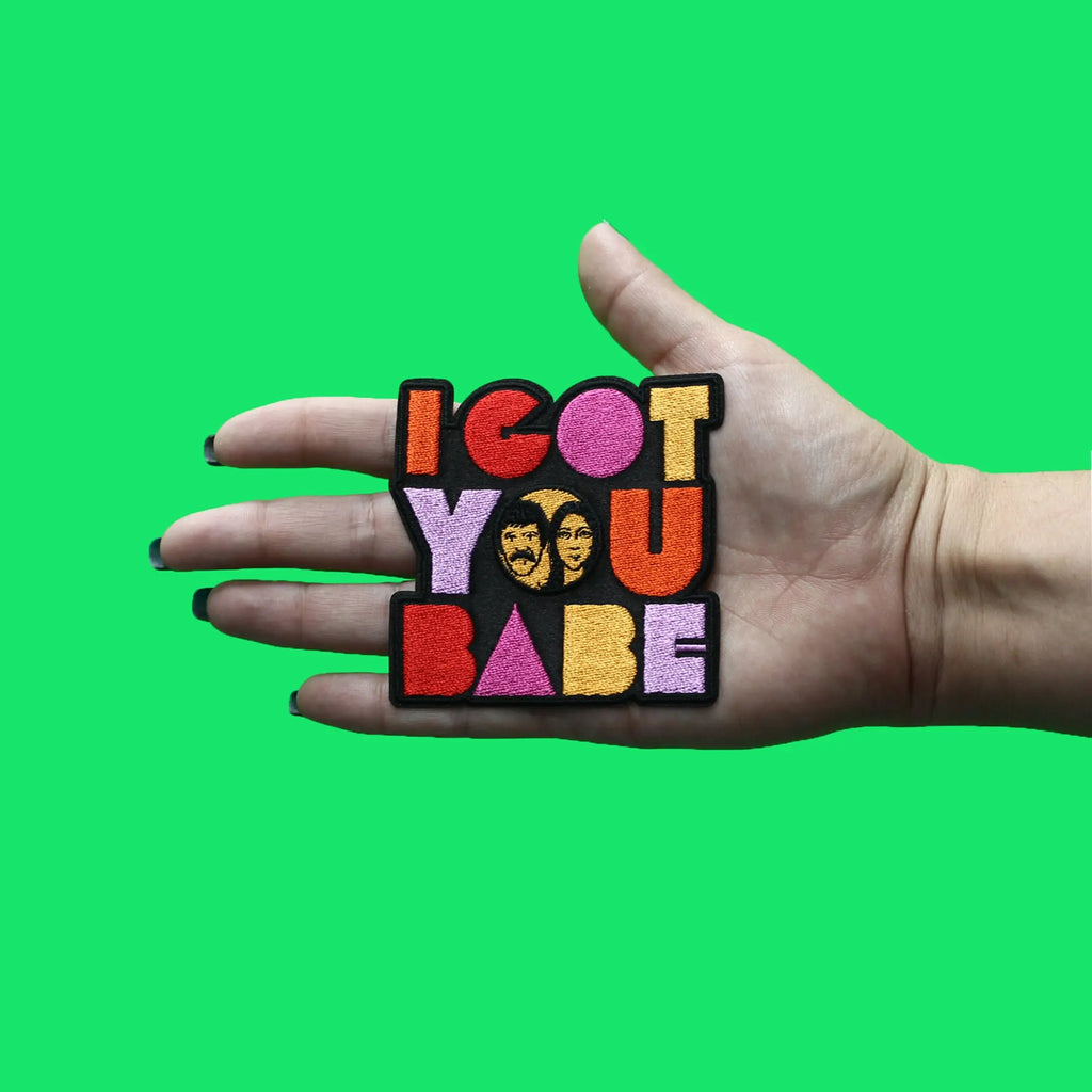 I Got You Babe Patch Sonny And Cher Embroidered Iron On 