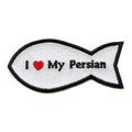 I Heart My Persian Patch Cat Lover Embroidered Iron On 