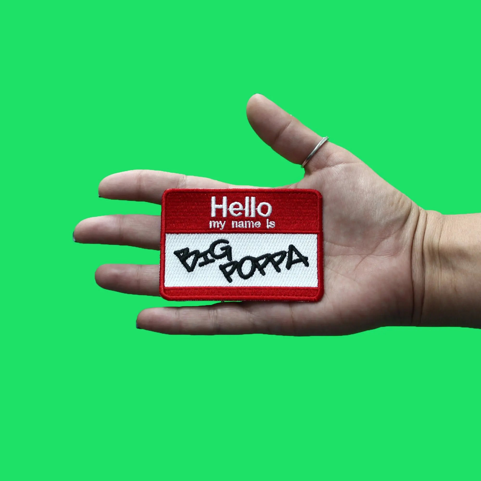 I Love It When You Call Me Big Poppa Patch Rapper Lyrics Notorious Embroidered Iron On 