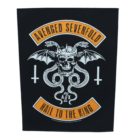 2015 Avenged Sevenfold Hail To The King Biker Woven Sew On Back Patch 