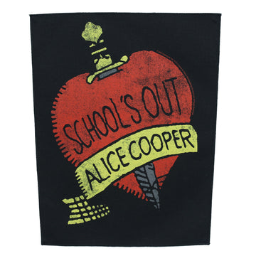 Alice Cooper School's Out Woven Sew On Back Patch 