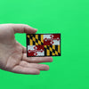 Maryland State Flag Patch Embroidered Iron On 
