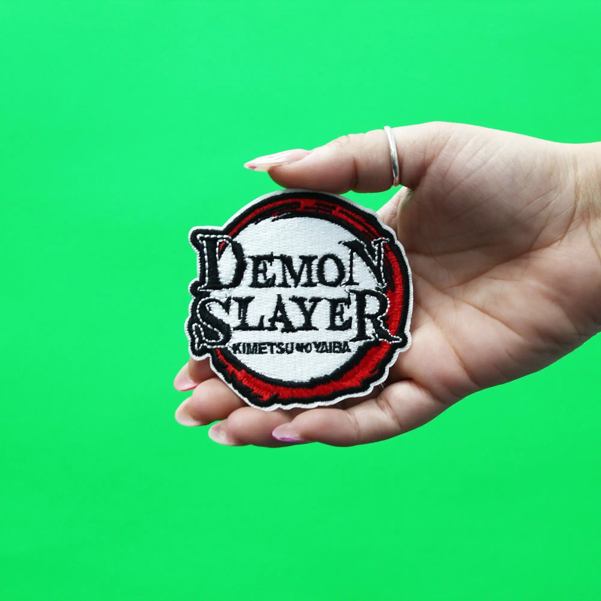 Official Demon Slayer Patch Anime Logo Embroidered Iron On 