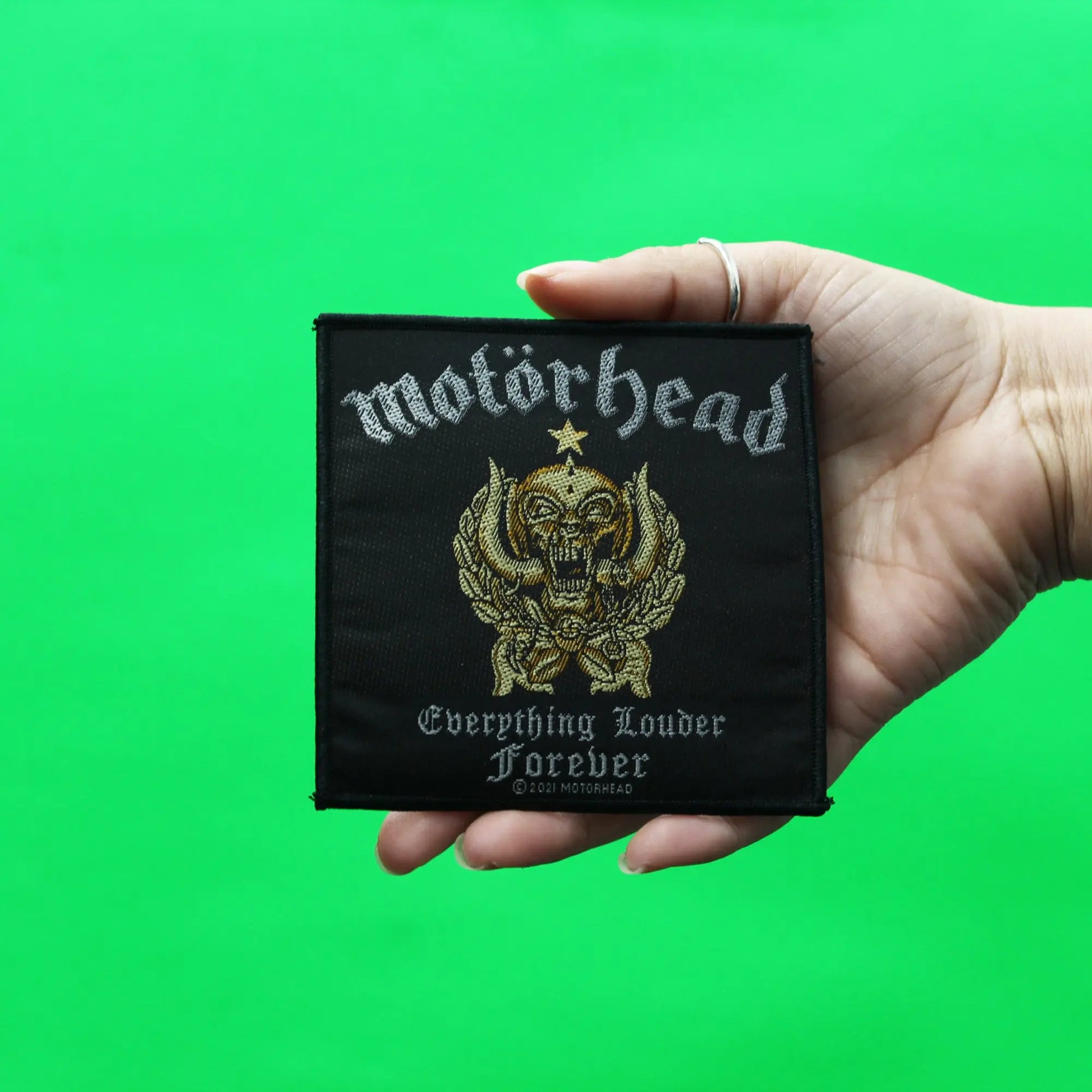 Motorhead Everything Louder Forever Patch 2021 Album Cover Sew On 