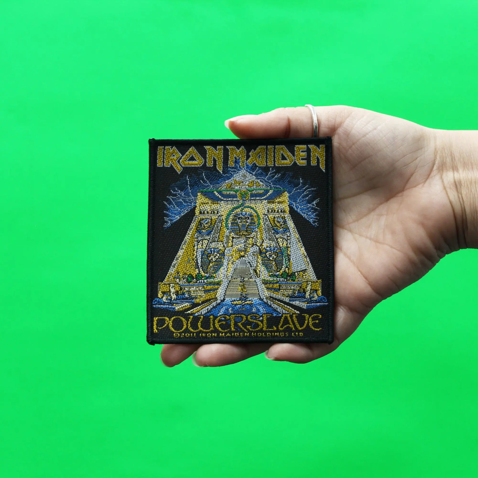 Iron Maiden Powerslave Patch 1984 Album Art Woven Sew On 