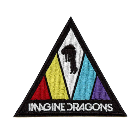 Imagine Dragons Triangle Logo Patch Ragged Insomnia Embroidered Iron On