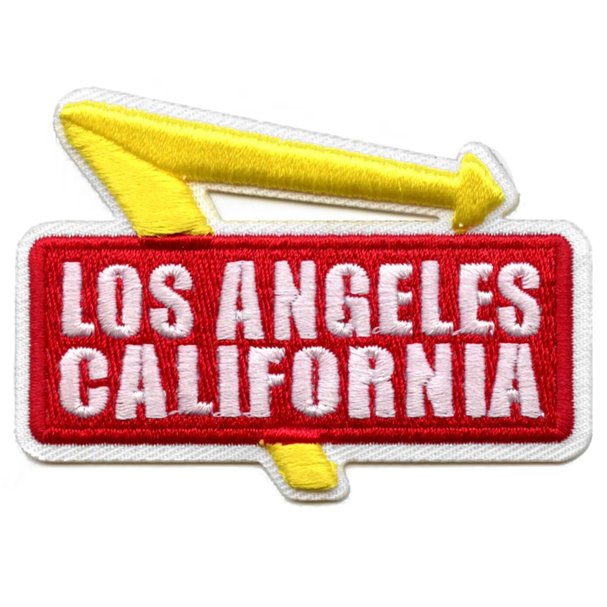 Los Angeles Burger Joint Parody Patch California Food Puff Embroidered Iron