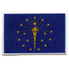 Indiana State Flag Sublimated Patch Embroidered Iron On 