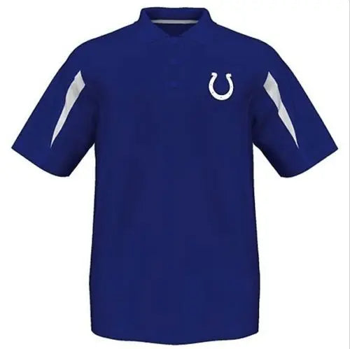 Indianapolis Colts Short Sleeve NFL Polyester Polo Shirt by Majestic 2XL 