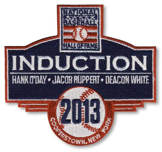 2013 National Baseball Hall Of Fame Induction Patch (O'Day, Ruppert, White) 