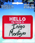 Princess Bride Inigo Montoya Name Tag Patch