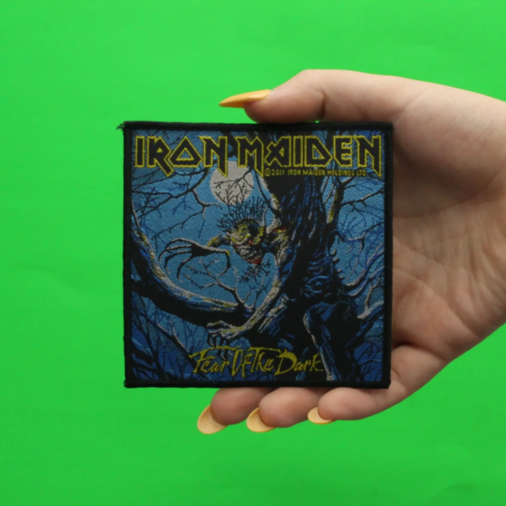 2011 Iron Maiden Fear Of The Dark Woven Sew On Patch 
