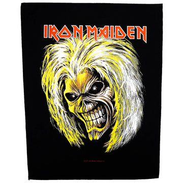 Iron Maiden Skeleton Eddie Back Patch Rock XL DTG Printed Sew On