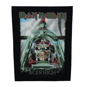 Iron Maiden Aces High Patch Heavy Metal XL Woven Sew On 