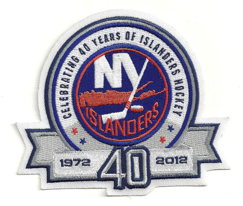 2011-12 New York Islanders 40th Anniversary Jersey Patch 