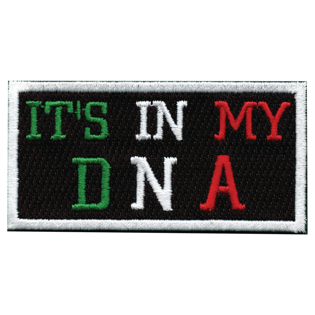 It's In My DNA Mexico Theme Embroidered Iron On Patch