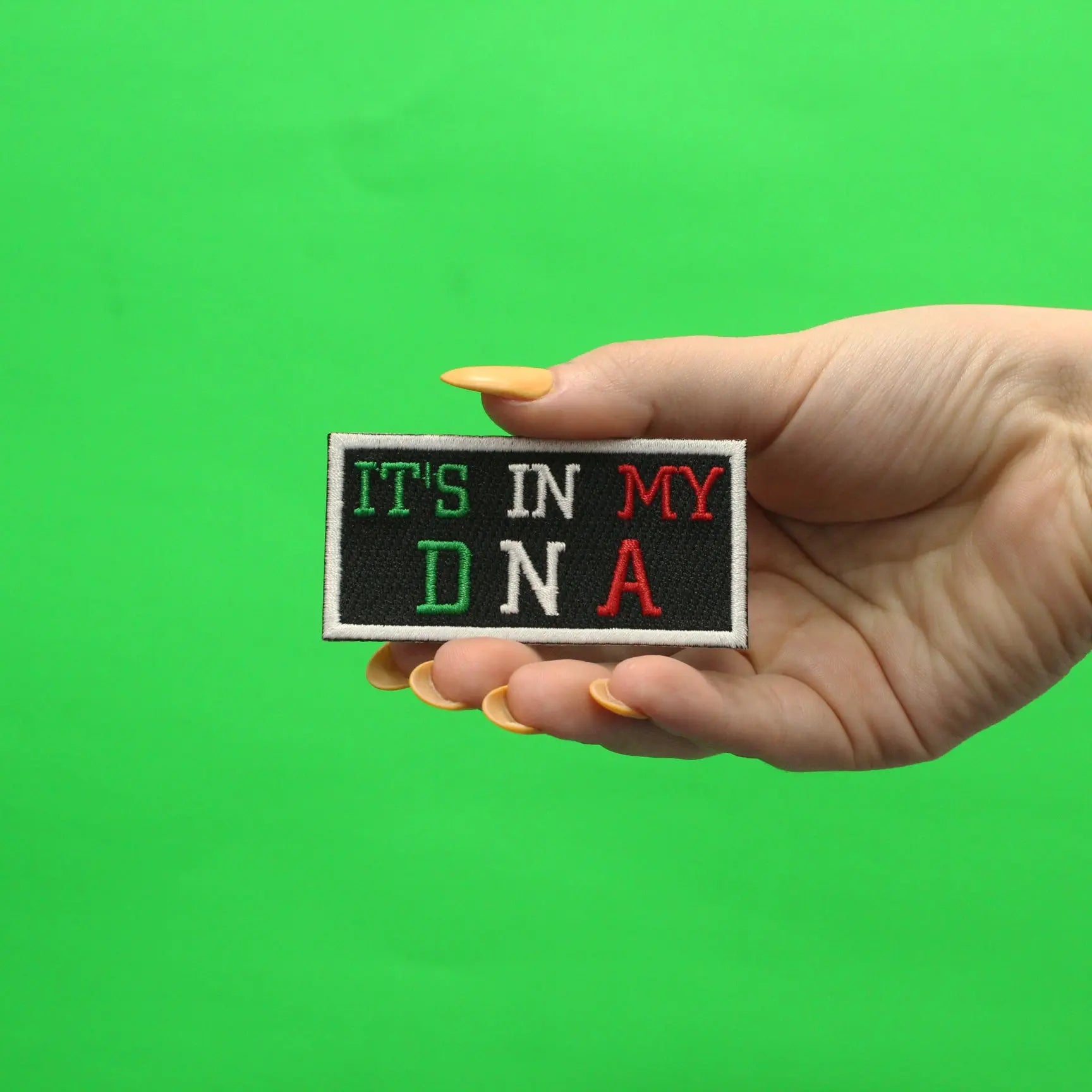 It's In My DNA Mexico Theme Embroidered Iron On Patch