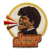 James Brown Patch Singing Circle Portrait Embroidered Iron On 