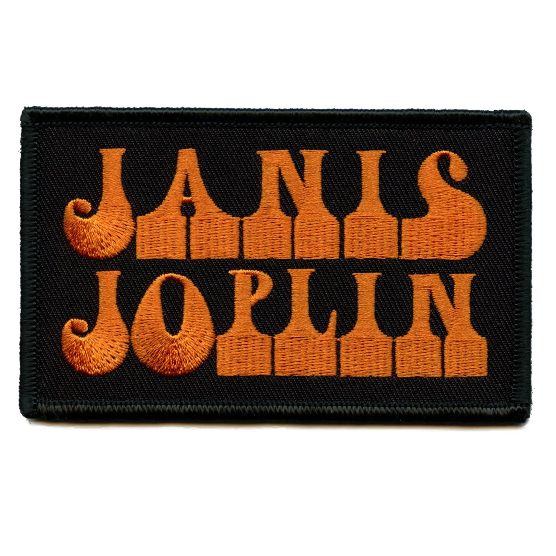 Janis Joplin Classic Logo Patch Woman Rock Legend Embroidered Iron On