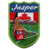 Jasper Canada Shield Embroidered Iron On Patch 