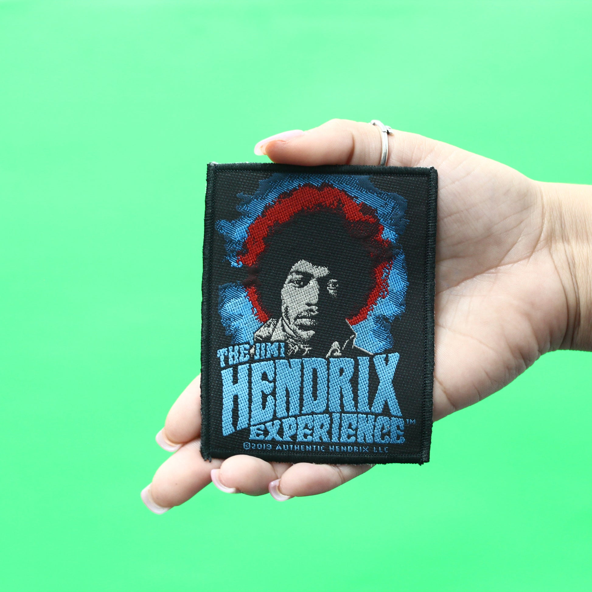 The Jimi Hendrix Experience Patch American Legend Guitar Woven Iron On
