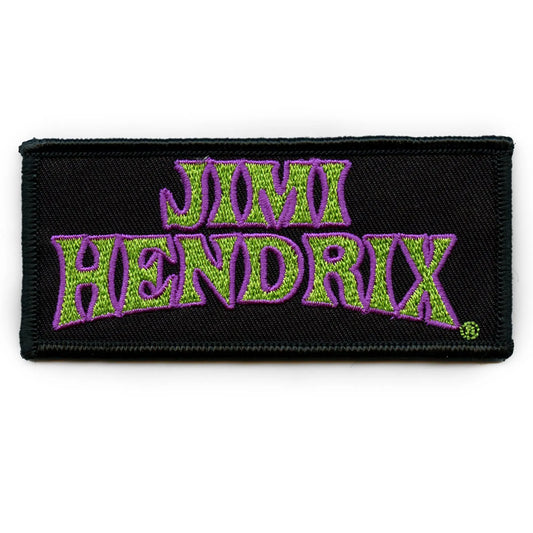 Jimi Hendrix Neon Logo Patch American Legend Retro Embroidered Iron On