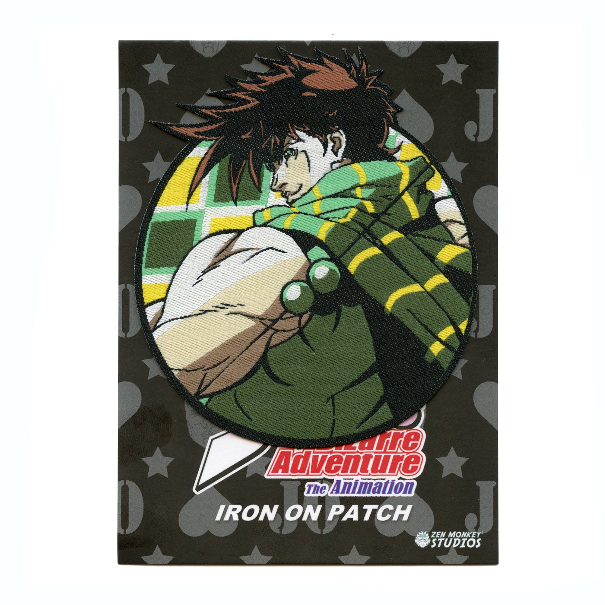 Jojo's Bizarre Adventure Joseph Joestar Patch Anime Manga Japanese Woven Iron On 