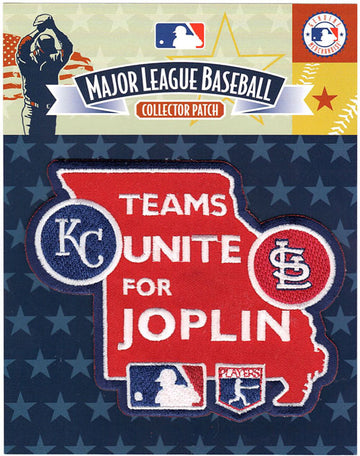 2011 Teams Unite For Joplin St Louis Cardinals Kansas City Royals Jersey Sleeve Patch 