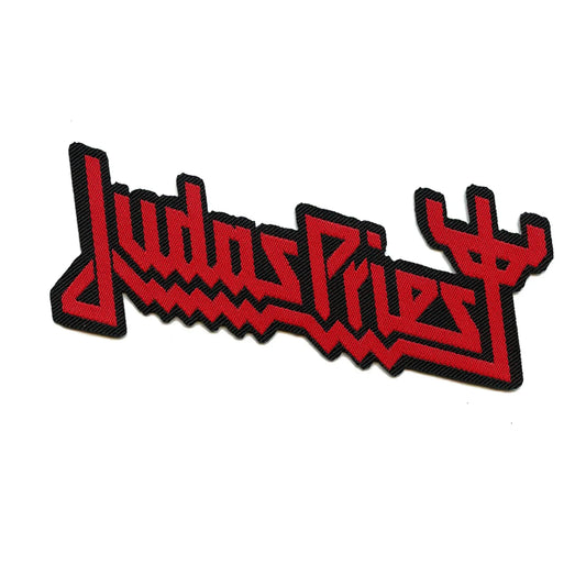 Judas Priest Standard Red Logo Patch Heavy Metal Band Woven Iron On