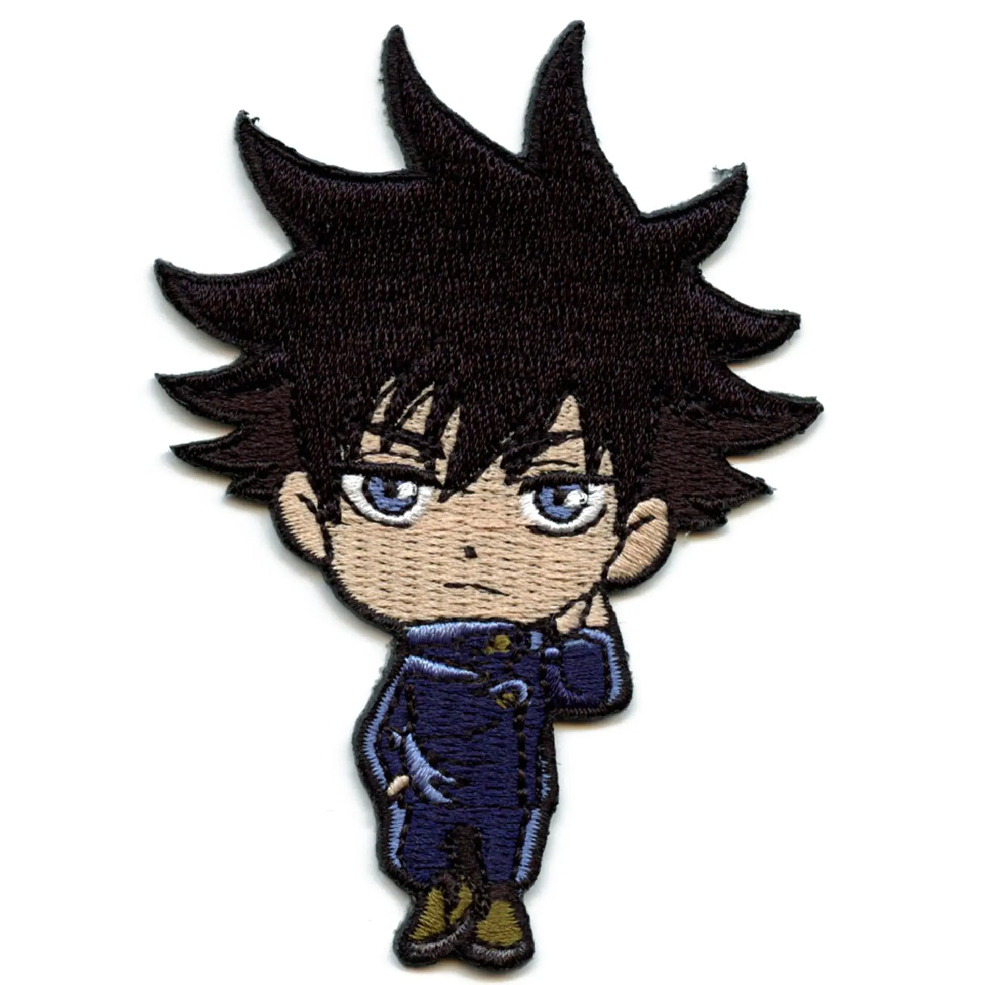 Jujutsu Kaisen Megumi Chibi Patch Demon Hunter Hero Embroidered Iron On