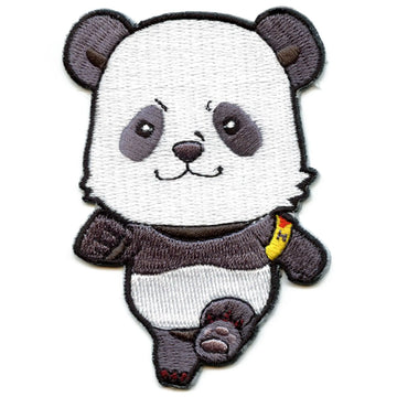 Jujutsu Kaisen Panda Chibi Patch Demon Hunter Hero Embroidered Iron On