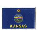 Kansas State Flag Sublimated Patch Embroidered Iron On
