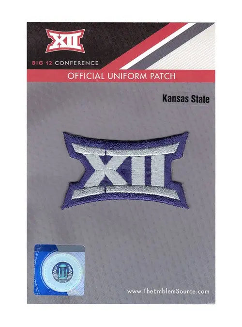 Big 12 XII Conference Team Jersey Uniform Patch Kansas State Wildcats