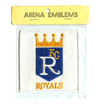 Very Rare Kansas City Royals MLB Baseball Vintage Square Team Logo Patch 