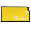 Kansas Home State College Parody Embroidered Iron On Patch - Yellow 