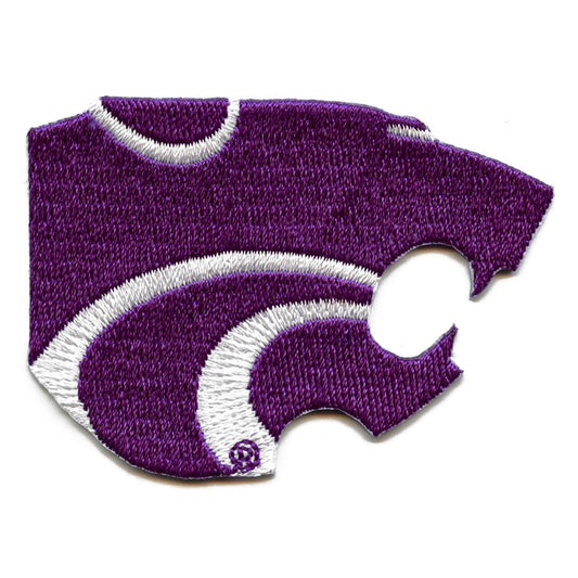 Kansas State Wildcats Patch No Border Embroidered Iron On - Small 
