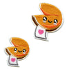 Kawaii Fortune Cookies Embroidered Iron On Patch (2pc) 