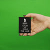 Keep Calm And Hold The Line Gaming Iron On Embroidered Patch 