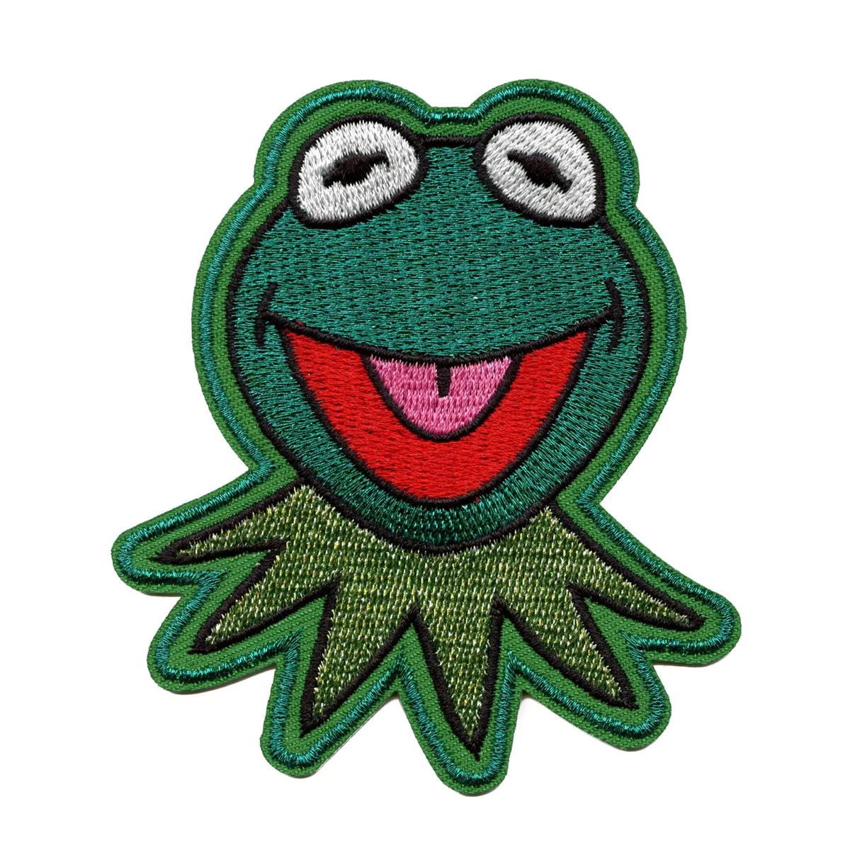 Muppets Kermit The Frog Patch Kids Puppet Disney Embroidered Iron On ...
