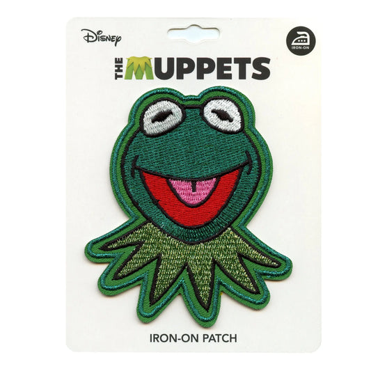 Muppets Kermit The Frog Patch Kids Puppet Disney Embroidered Iron On 