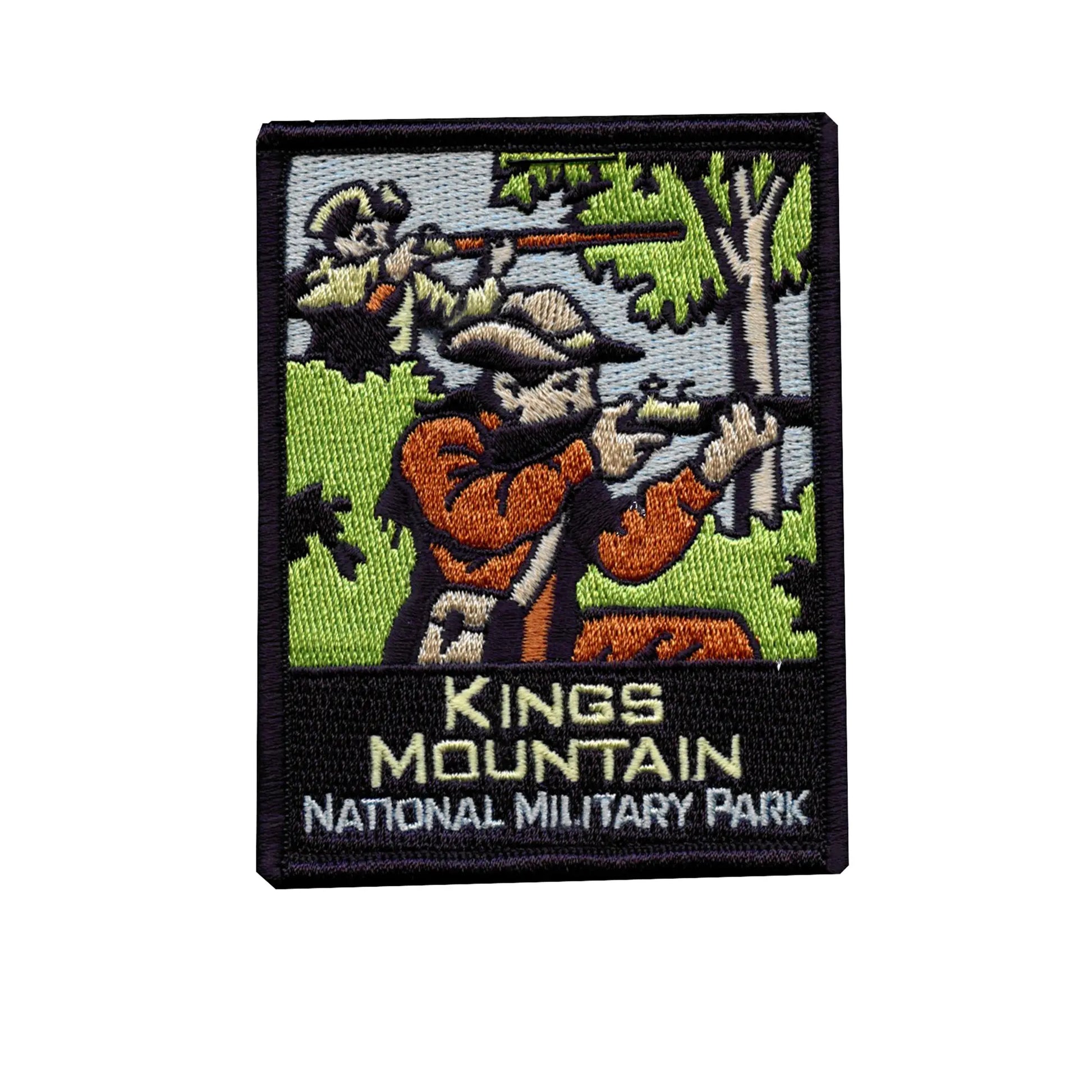 Kings Mountain Military Park Patch South Carolina Landmarks Embroidered Iron On