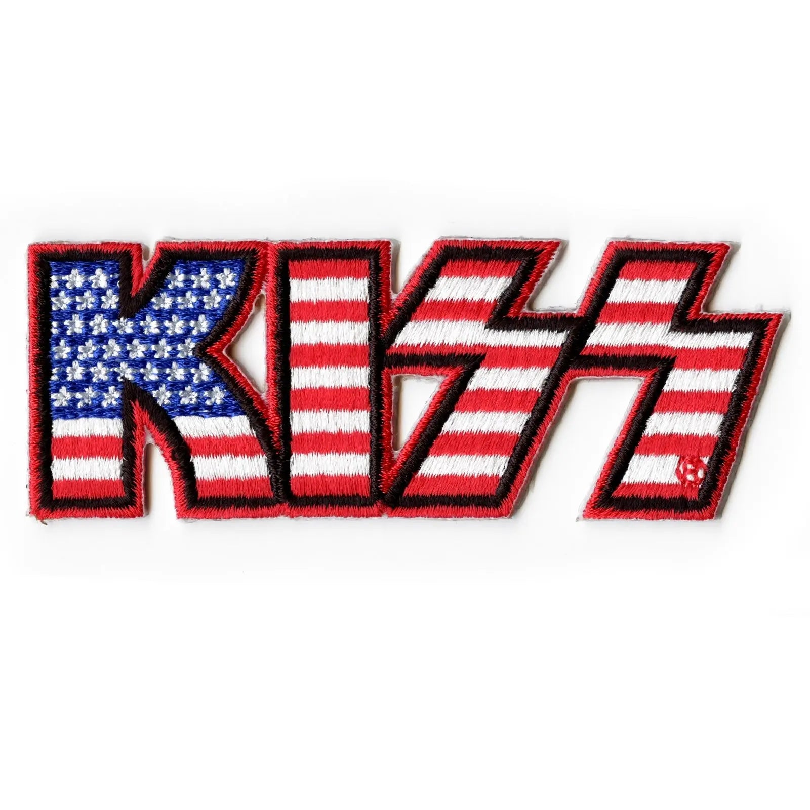 Kiss American Flag Iron On Patch