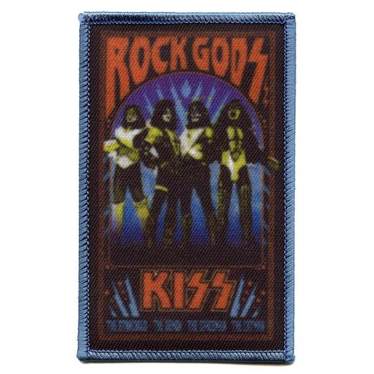 KISS Patch Rock Gods Patch Promo Poster Art Embroidered Iron On 