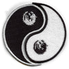 Kitty Cat Yin Yang Symbol Set Embroidered Iron On Patch 