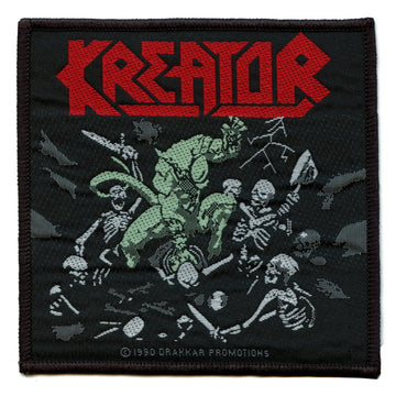 1990 Kreator Pleasure To Kill Woven Sew On Patch 