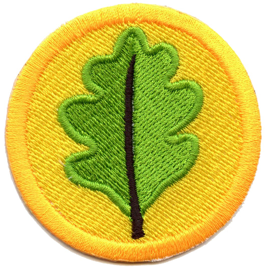 Leaf Education Scout Merit Badge Embroidered Iron on Patch 