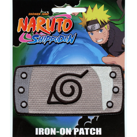 Naruto Leaf Village Headband Patch Clan Badge Embroidered Iron On 
